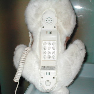 電話機　２０１８年の干支 犬のぬいぐるみ型