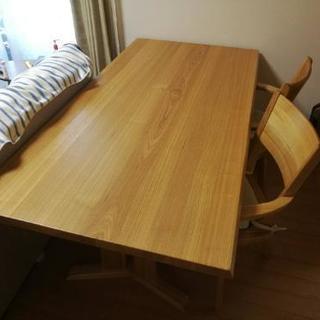 値下げ！木製ダイニングセット★椅子４個★定価150,000