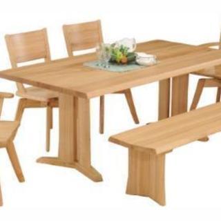 値下げ！木製ダイニングセット★椅子４個★定価150,000