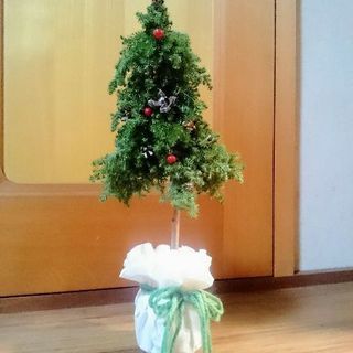 ●生の枝で作ったクリスマスツリー43cm●ハンドメイド●