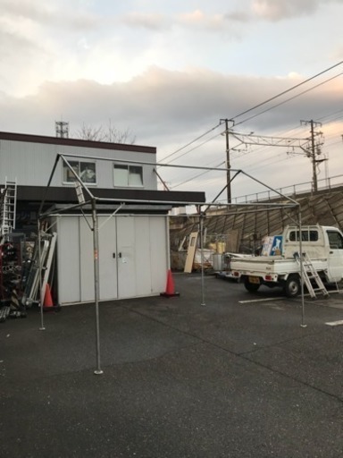 かぶ テント 催事用 運動会 1.5 x2.0 白73330
