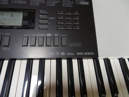 Casio WK-220 keyboard: 76 keys of goodness - YouTube カシオ 電子 