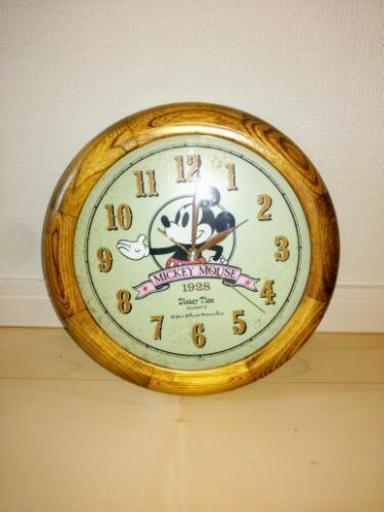 ディズニー ミッキー掛け時計 2mama 葛飾の時計 掛け時計 の中古あげます 譲ります ジモティーで不用品の処分