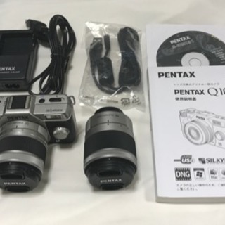 ＊PENTAX Q10 ダブルズームキット　シルバー（デジタルミ...