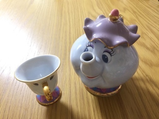 値下げ！東京ディズニーリゾート限定品 美女と野獣ティーポットセット