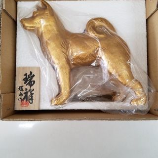 新品❤来年の干支。犬年の銅器置物‼重量感１kg近い‼20cm×17cm