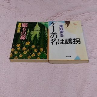 東野圭吾　文庫本２冊　「ゲームのなは誘拐」　「眠りの森」