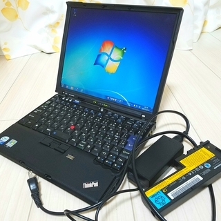 Lenovo ThinkPad X61 12ｲﾝﾁ Win7 ﾒ...