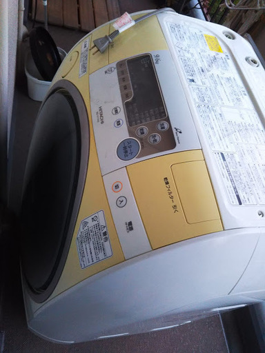 【値下げ】日立電気洗濯乾燥機 組込形 BD-V1100R 2009年製