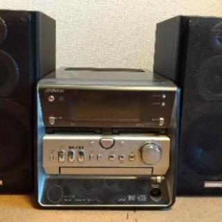 【値下げ】Victor 2MD CD カセット コンポ UX-W50