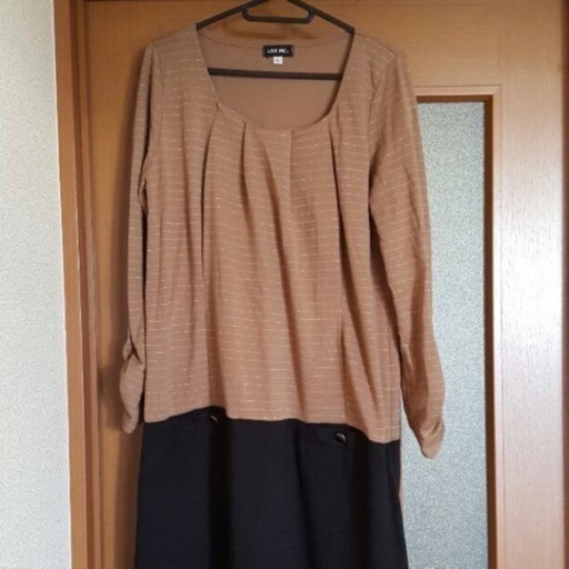 授乳口付き産後マタニティロールアップワンピースl フォーマル退院時お宮参り Kママ 吹田のワンピース の中古 古着あげます 譲ります ジモティーで不用品の処分