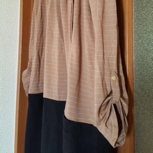 授乳口付き産後マタニティロールアップワンピースl フォーマル退院時お宮参り Kママ 吹田のワンピース の中古 古着あげます 譲ります ジモティーで不用品の処分