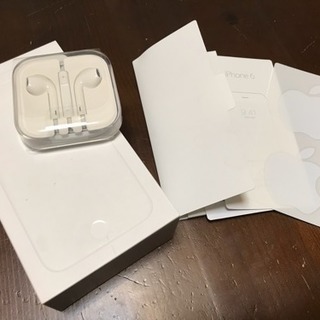 iPhone 6 箱&イヤフォン（新品）