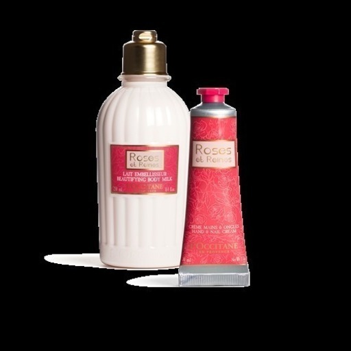 ロクシタン ローズ ボディミルク&ハンドクリームセット (新品)(送料