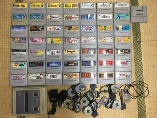 【すぐ始められます！】スーパーファミコン本体\u0026ソフト49本セット