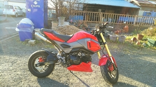 距離約6000キロ！グロム　GROM　レーサー仕様?KSR?エイプ?モンキー?
