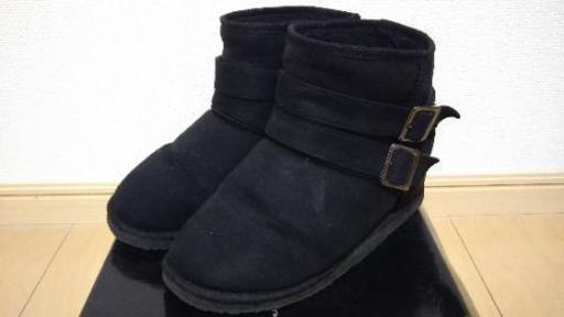 アベイルベルト付きショート丈インヒールムートンブーツ Aveil みぃさま 暫く休止 網走の靴 ブーツ の中古あげます 譲ります ジモティーで不用品の処分