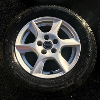 社外ホイール スタッドレス 4本セット 深溝 2013年制 ヨコハマ ICE GUARD ic50 185/65r14 86Q 5X100 5jX14H2 ET35 美品 管理 211