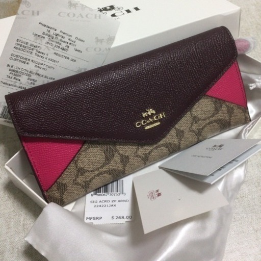 COACH/コーチ  新品未使用  フラップ式長財布
