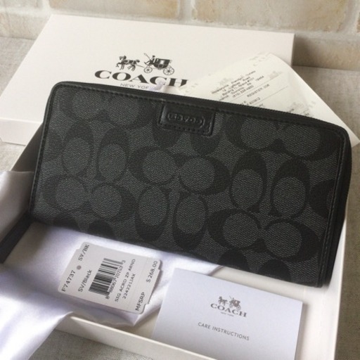 新品未使用 COACH/コーチ シグネチャー長財布