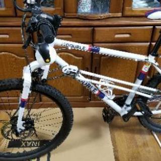 ２輪駆動自転車DOUBLE　２６インチ　走行少な目、室内保管