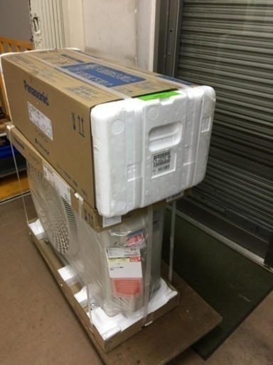 新品エアコン　パナソニック　6畳用　標準工事込