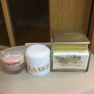 LANCOMEとDE LA MER クリームとDIOR PRES...