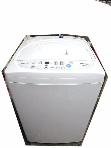 美品 DAEWOO ダイウ 全自動洗濯機  DW-P46CB 4.6kg 16年製(6046)
