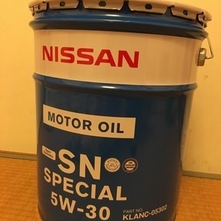 日産 SNスペシャル5W-30 20L 新品 未開封 日産 SN スペシャル 5W-30