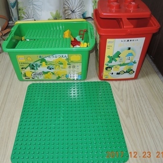 LEGO レゴ　楽しい動物園（1歳半から）+基本セット　赤いバケ...