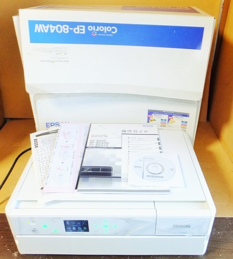 EPSON エプソン Colorio EP-804AW 複合機 ホワイト◆有線/無線LAN対応