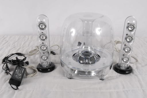 美品 Harman Kardon SOUNDSTICKS WIRELESS 2.1chワイヤレススピーカーハーマンカードンapple mac bluetooth