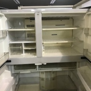 中古格安短期使用　大型業務用冷凍冷蔵庫　日立６Ｄ/４５０Ｌ 紺、短期使用品・稼動保証付