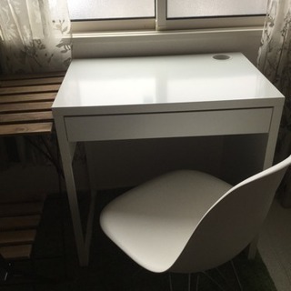 IKEAテーブル デスク 白 ホワイト
