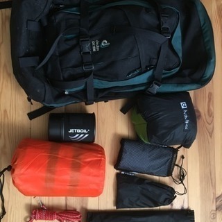 【急募】テント用品一式＊ザック付き。