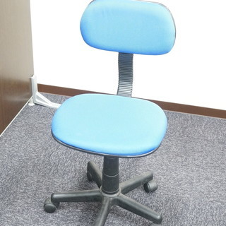 事務用品　椅子　ブルー　ナカバヤシ株式会社　一脚　パソコン用にも 　Ⓐ