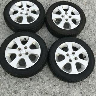 155/65/14 スズキ純正ホイル付きスタッドレスタイヤ⛄