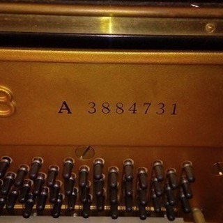 ヤマハアップライトピアノ　モデルU3A　製造番号3884731