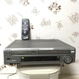 ☆中古☆ジャンク☆ＳＯＮＹ☆WV-TW2☆VHSハイファイ☆リモコン付