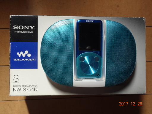 激安！ SONY  デジタルウォークマン  ＮＷ－Ｓ７５４  新品同様  無傷です