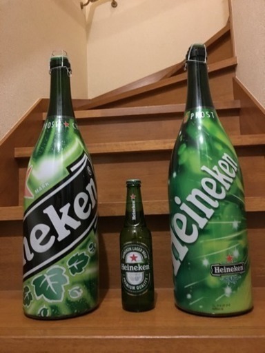ビックサイズのビール瓶