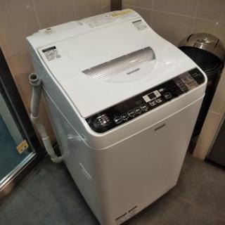 シャープ 5.5kg シャープ 洗濯乾燥機 ホワイト系SHARP 穴なし槽