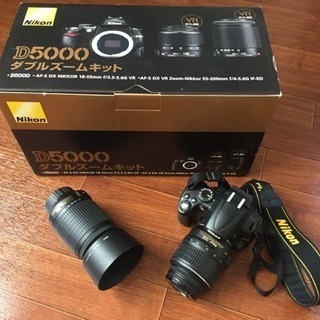 【最終値下げです】Nikon D5000 一眼レフです。