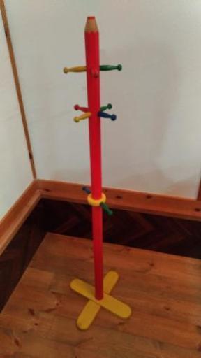 値下げしました かわいい子供服掛けえんぴつタイプハンガーラック まさふみ 浜松のその他の中古あげます 譲ります ジモティーで不用品の処分