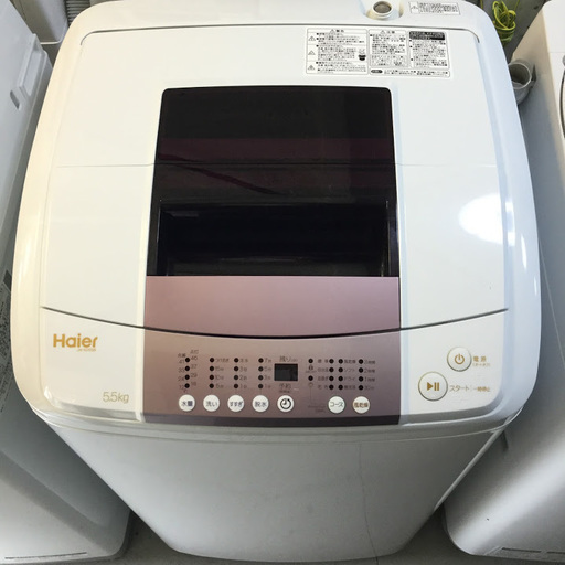【送料無料・設置無料サービス有り】洗濯機 2016年製 Haier JW-KD55B 中古