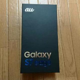 【美品】au GALAXY S7 edge  ホワイトパール S...