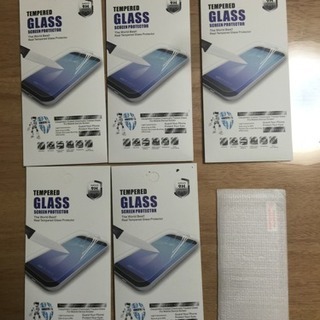 iPhone6.6s用5枚 4.4s用1枚 計 6枚 新品ガラス...