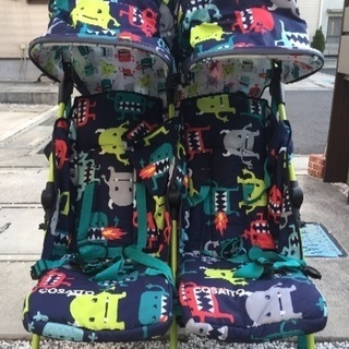 専売うずとら様　COSATTO　2人乗りベビーカー 専売うずとら様 COSATTO 2人乗りベビーカー 専売うずとら様