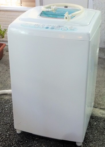☆\t東芝 TOSHIBA AW-50GE 5.0kg TWIN AIR DRY 全自動電気洗濯機◆白く洗って、風で乾かす！