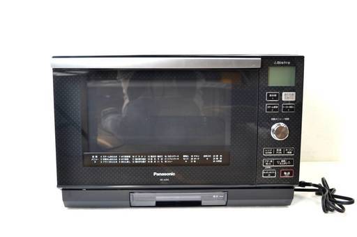 046)【美品】Panasonic BISTRO スチームオーブンレンジ NE-A263-CK 黒　2010年製 パナソニック